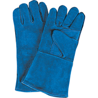 Gants de soudage &agrave; pouce & paume doubles, Cuir de vache refendu, Taille Grand Duraquip Inc