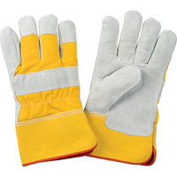 Premium Winter-Lined Fitters Gloves, 2X-Large, Split Cowhide Palm, Foam Fleece Inner Lining Duraquip Inc