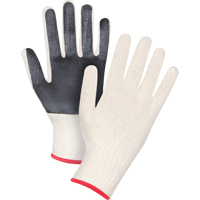 Palm-Coated String Knit Gloves, Poly/Cotton, Single Sided, 7 Gauge, Small Duraquip Inc