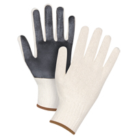 Palm-Coated String Knit Gloves, Poly/Cotton, Single Sided, 7 Gauge, Large Duraquip Inc