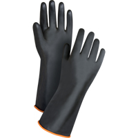 Gants de poids lourd pour la manipulation de produits chimiques, Taille Grand/9, 14" lo, Latex de caoutchouc, 30 mils Duraquip Inc