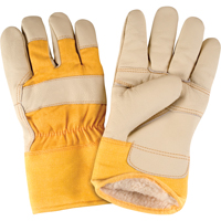 Gants d'ajusteur doubl&eacute;s pour l'hiver d'usage standard, T-Grand, Paume en Cuir fleur de vache, Doublure en Boa Duraquip Inc