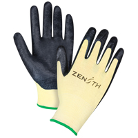 Gants r&eacute;sistants &agrave; la coupe avec prise sup&eacute;rieure, Taille Petit/7, Calibre 13, Rev&ecirc;tement Mousse de nitrile, Enveloppe en Aramide, ANSI/ISEA 105 niveau 3/EN 388 niveau 5 Duraquip Inc