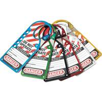 Moraillons encliquetables &agrave; &eacute;tiquettes, Argent Duraquip Inc