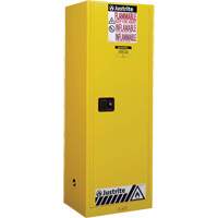 Armoire de s&eacute;curit&eacute; pour produits inflammables EX Slimline Sure-Grip , 22 gal., 1 Porte(s), 23,25" La x 65" h x 18" p Duraquip Inc