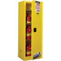 Armoire de s&eacute;curit&eacute; pour produits inflammables EX Slimline Sure-Grip , 22 gal., 1 Porte(s), 23,25" La x 65" h x 18" p Duraquip Inc