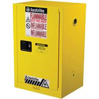 Armoire de s&eacute;curit&eacute; compacte pour produits inflammables EX Sure-Grip, 12 gal., 1 Porte(s), 23,25" La x 35" h x 18" p Duraquip Inc