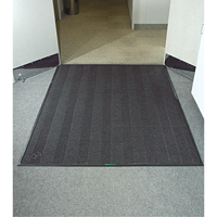 Tapis Waterhog Eco Elite, Essuie-pieds/grattoir, 4' x 6' x 3/8", Cendre grise Duraquip Inc