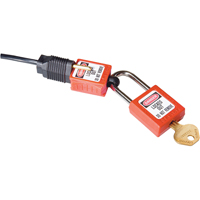 Compact Prong Lockout, Wall Switch Type Duraquip Inc