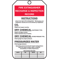 &eacute;tiquettes de s&eacute;curit&eacute; d'inspection et de contr&ocirc;le de l'&eacute;tat de l'&eacute;quipement, Plastique, 3-3/8" la x 5-7/8" h, Anglais Duraquip Inc