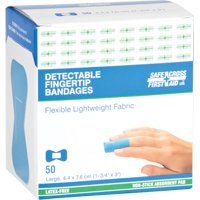 Bandages, Bout de doigt, 3", Tissu d&eacute;tectable, St&eacute;rile Duraquip Inc