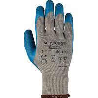 Gants ActivArmr 80-100, 9/Grand, R&ecirc;vetement Latex de caoutchouc, Calibre 10, Enveloppe en Polyester/Coton Duraquip Inc