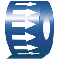Pipe Marker, 108', White on Blue Duraquip Inc
