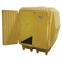 Hazard Hut&reg;, 63.5" L x 68" W x 72.5" H, 4000 lbs. Load Capacity Duraquip Inc