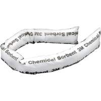 Mini-berme adsorbante pour produits chimiques, 4' lo x 3" la, Absorption 12 gal., 12 /pqt SB775 | Duraquip Inc
