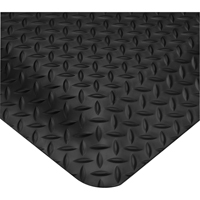 Smart No. 497 Mats, Diamond, 2' x 3' x 5/8", Black, PVC Duraquip Inc