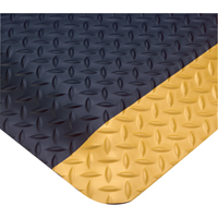 Smart No. 497 Mats, Diamond, 3' x 75' x 1", Black/Yellow, PVC Duraquip Inc