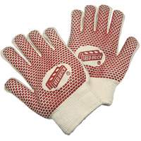Red Brick&reg; Reversible Terrycloth Gloves, Cotton, Double Sided, 10 Gauge, Large Duraquip Inc