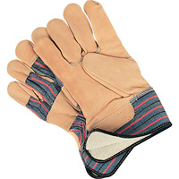 Gant pour ajusteur doubl&eacute;s pour l'hiver r&eacute;sistant &agrave; l'abrasion, Grand, Paume en Cuir fleur de vache, Doublure en Molleton de coton Duraquip Inc
