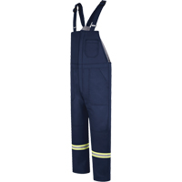 Deluxe Insulated Bib Overalls with Reflective Striping, 3X-Large, Navy Blue Duraquip Inc