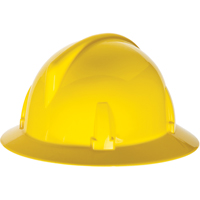 TopGard&reg; Full Brim Hardhat, Meets CSA Type 1, Ratchet Suspension, Non-Vented Duraquip Inc