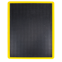 Anti-Fatigue Dome Matting, Bubbled, 2' x 3' x 1/2", Black, Rubber Duraquip Inc