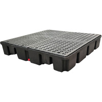 Nestable Spill Pallet Without Drain, 66 US gal. Spill Capacity, 49" x 49" x 10.5" Duraquip Inc