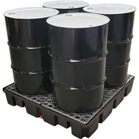 Nestable Spill Pallet Without Drain, 66 US gal. Spill Capacity, 49" x 49" x 10.5" Duraquip Inc