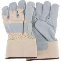 Leather Cut-Resistant Gloves, Size Large/9, 10 Gauge, HPPE Shell, ASTM ANSI Level A6/EN 388 Level F Duraquip Inc