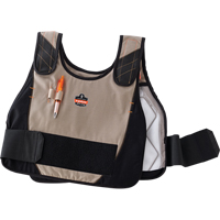 Vestes de refroidissement par changement de phase 6215, Petit/Moyen, Khaki Duraquip Inc