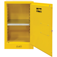 Flammable Storage Cabinet, 12 gal., 1 Door, 23" W x 35" H x 18" D Duraquip Inc