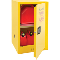 Flammable Storage Cabinet, 12 gal., 1 Door, 23" W x 35" H x 18" D Duraquip Inc