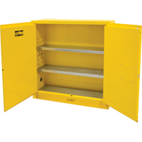 Flammable Storage Cabinet, 24 gal., 2 Door, 43" W x 44" H x 12" D Duraquip Inc
