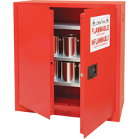 Paint/Ink Cabinet, 45 gal., 3 Shelves Duraquip Inc