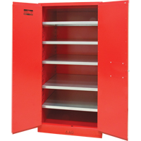 Paint/Ink Cabinet, 96 gal., 5 Shelves Duraquip Inc