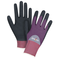 Gants enduits de premi&egrave;re qualit&eacute; ZX-2, 8/Moyen, R&ecirc;vetement Nitrile/Mousse de nitrile, Calibre 18, Enveloppe en Nylon Duraquip Inc