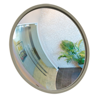 Miroir convexe avec support, Intérieur/Extérieur, Diamètre 12" SDP500 | Duraquip Inc