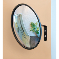 Miroir convexe avec support, Intérieur/Extérieur, Diamètre 12" SDP505 | Duraquip Inc