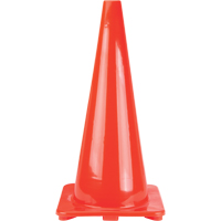 C&ocirc;nes de signalisation, 28", Orange Duraquip Inc