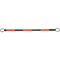Retractable Cone Bar, 7' 5" Extended Length, Black/Orange Duraquip Inc
