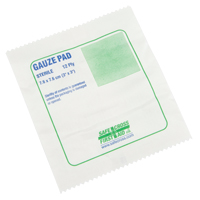 Gaze, Tampon, 3" lo x 3" la, St&eacute;rile, Dispositif m&eacute;dical Classe 1 Duraquip Inc