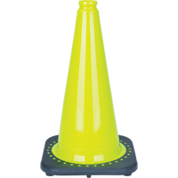 C&ocirc;ne de signalisation de premi&egrave;re qualit&eacute;, 18", Vert lime Duraquip Inc