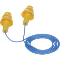 E-A-R Ultrafit Premolded Earplugs, Corded, Bulk - Polybag, 25 dB NRR, One-Size Duraquip Inc