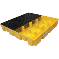 Poly-Slim-Line Spill Pallet without Drain, 66 US gal. Spill Capacity, 49" x 49" x 8.75" Duraquip Inc