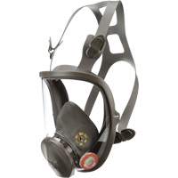 6000 Series Full Facepiece Reusable Respirator, Elastomer/Silicone/Thermoplastic, Medium Duraquip Inc
