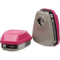 Cartouches pour respirateur s&eacute;rie 6000, Cartouche gaz/vapeur, Vapeurs organiques/P100 Duraquip Inc