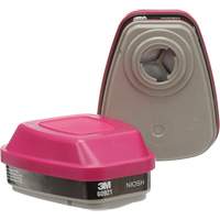 Cartouches pour respirateur s&eacute;rie 6000, Cartouche gaz/vapeur, Vapeurs organiques/P100 Duraquip Inc