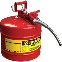 AccuFlow Safety Cans, Type II, Steel, 1 US gal., Red, FM Approved/UL/ULC Listed Duraquip Inc