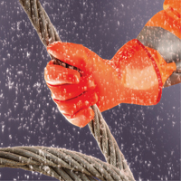 Gants Polar Grip 23-700, 9/Grand, R&ecirc;vetement PVC, Enveloppe en Nylon Duraquip Inc