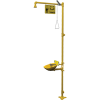 Combinaison de douche d'urgence & douche oculaire Halo Duraquip Inc